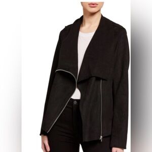 Draped Faux Suede Jacket Bagatelle Size Small.‎ Very Loved Jacket